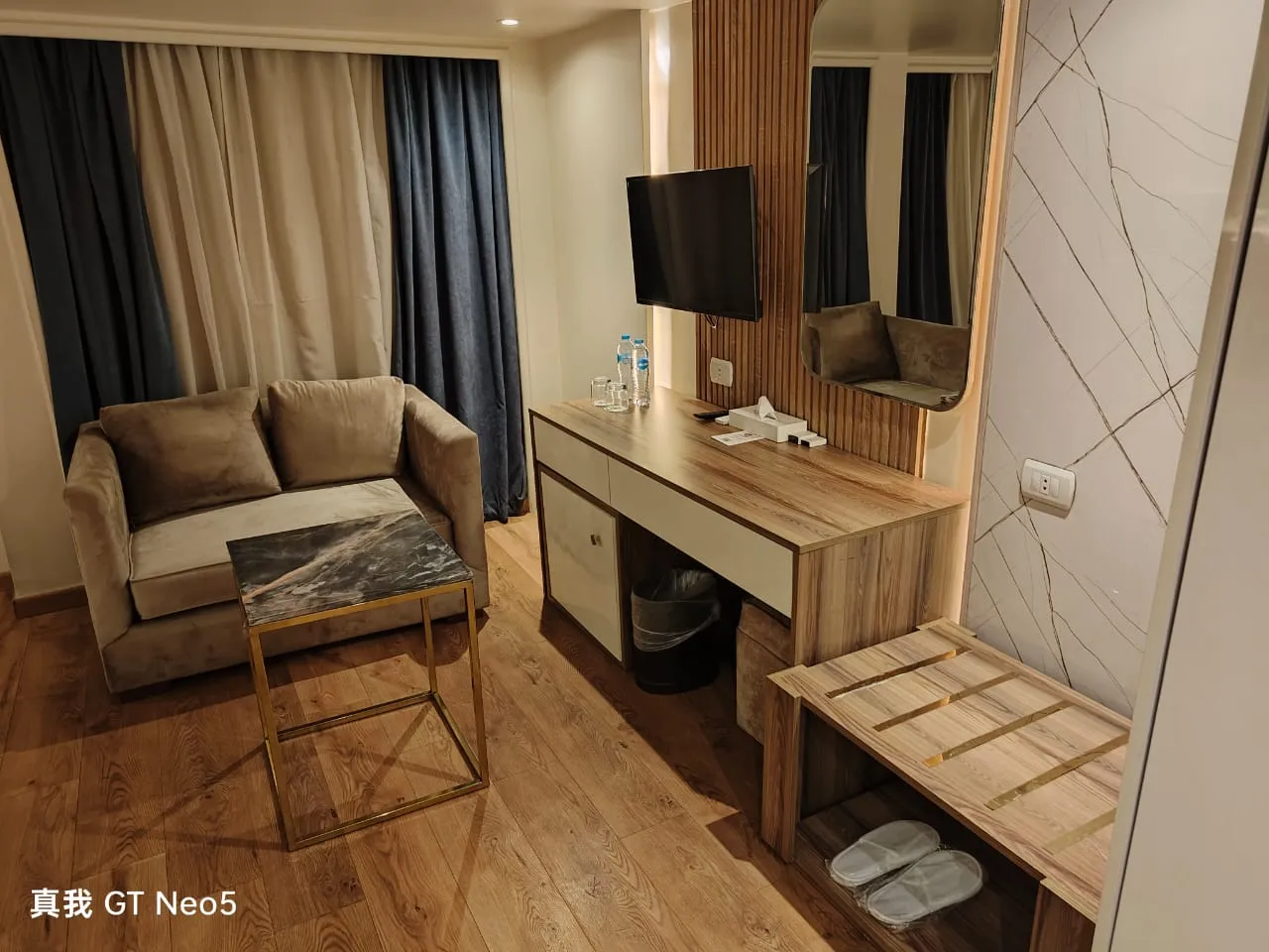 Cabin aboard the Royal Beau Rivage Nile cruise